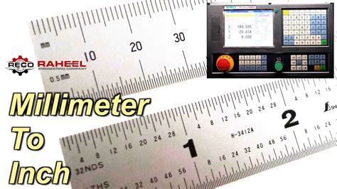 How To Convert Cnc Program Millimeters To Inches In Mdc Or Tdc