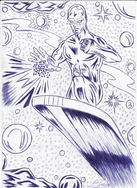 Silver Surfer Cosmic Power by JPZampiere on DeviantArt