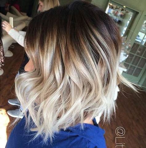 Trendy Blonde Ombre Short Hair Ideas
