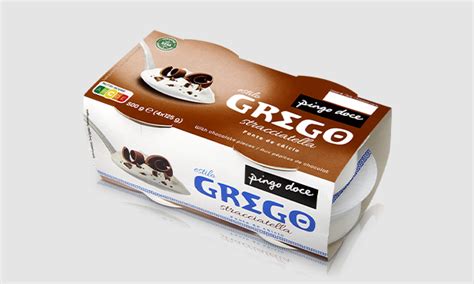 Iogurte Grego Stracciatella Pingo Doce 4x125 G Produtos Pingo Doce