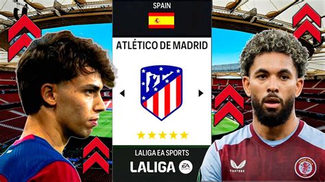 RECONSTRUYO al ATLÉTICO DE MADRID en EA FC 24 - YouTube
