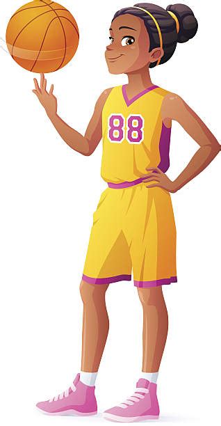 Royalty Free Girls Basketball Clip Art Vector Images And Illustrations