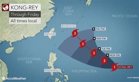 Typhoon Trami: Japan faces SEVENTH typhoon as Kong-rey strengthens - WEATHER WARNING | World ...