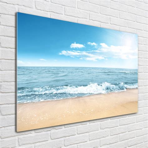 Haus Am Meer Glasbild Beach Wayfair De