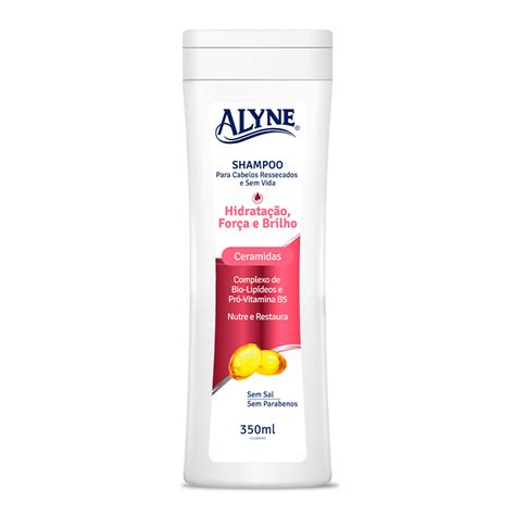 Shampoo Alyne Hidratação Força e Brilho 350ml Alyne Cosméticos