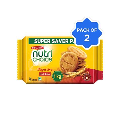 Britannia Nutrichoice Digestive High Fibre Biscuit Super Saver Pack