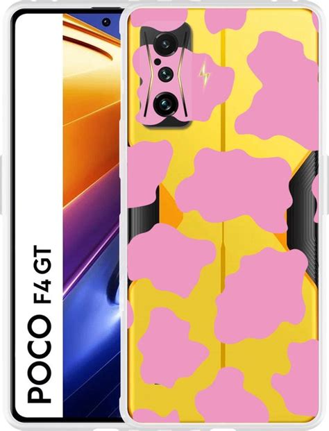 Poco F4 GT Hoesje Roze Koeienvlekken Designed By Cazy Bol