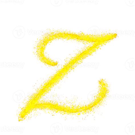 Gold Glitter Alphabet Z 16775447 PNG