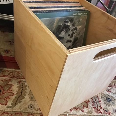 Vinyl Record Storage Cube Stackable Record Crate Record - Etsy