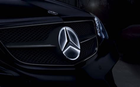 Mercedes Logo Hd Wallpaper Black