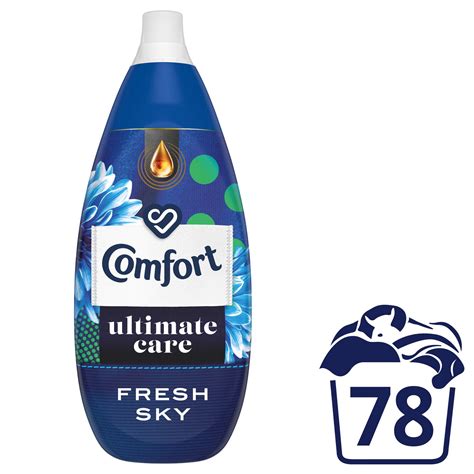 Comfort Ultra Concentrated Fabric Conditioner Ultimate Care Fresh Sky