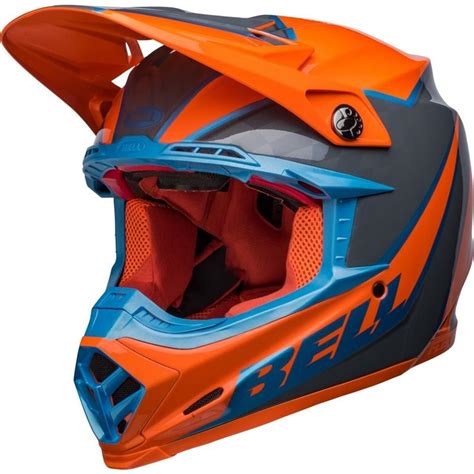 Bell Mx Helmet Moto S Flex Sprite Orange Gray Maciag Offroad