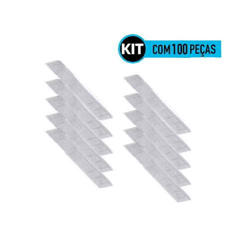 Kit Jogo Lamina Para Estilete Larga 18mm 100 Peças