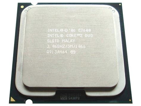 Intel Core2 Duo Processor E7600 3M Cache 3 06 GHz 1066 MHz FSB