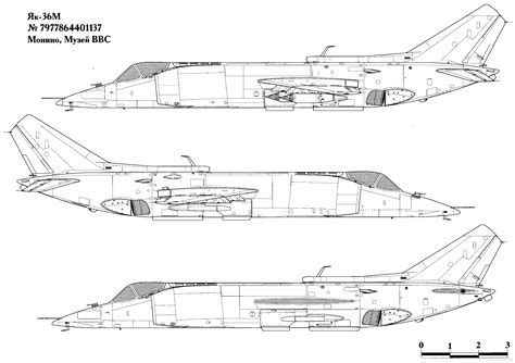 Самолет Яковлев Yak 38M чертежи габариты рисунки Скачать чертежи