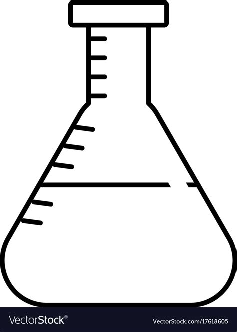 Erlenmeyer Flask Drawing