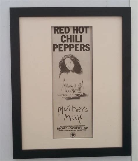 Red Hot Chili Peppers Mother S Milk Original Poster Ad Framed Fast Shipping Eur