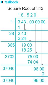 Square Root Of By Prime Factorization Long Division Method