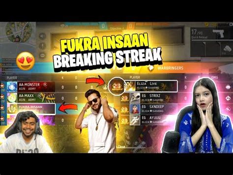 Breaking Winning Streak Of Angry Girl Huzai Fukra Insaan Vs