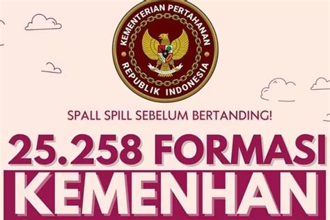 Lulusan D S Merapat Formasi Cpns Kemenhan Resmi Rilis