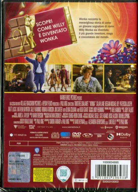 Wonka TimothÉe Chalamet 2024 Dvd £1167 Picclick Uk