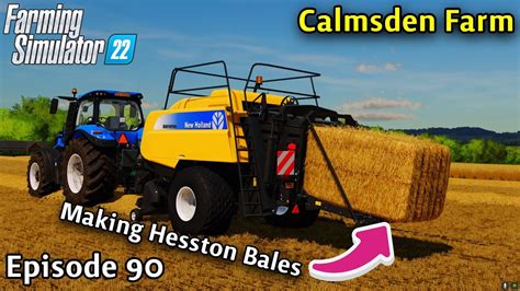 Fs Timelapse Calmsden Farm Ep Making Hesston Bales Harvesting