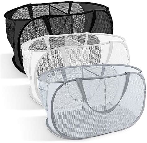 Amazon LELE LIFE Reinforced Mesh Pop Up Laundry Hamper 2