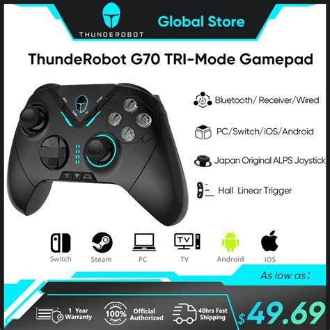 THUNDEROBOT-G70-Profissional-Gamepad-Buletooth-Sem-Fio-Controlador ...