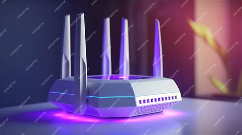 Premium Photo Modern Wifi Router