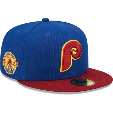 Men's Philadelphia Phillies New Era Royal/Red Alternate Throwback Logo ...