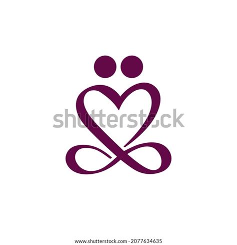 Love Relationship Sex Logo Concept Couple Stock Vector Royalty Free