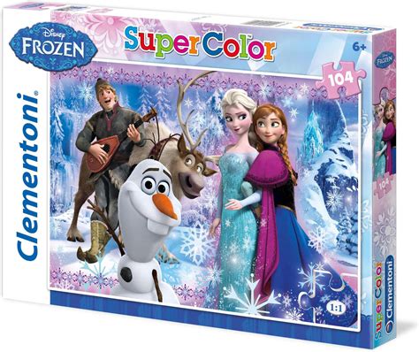 Clementoni Puzzle 104El Disney Frozen Super Color 27912 Ceny I