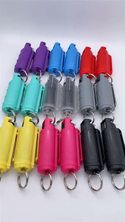 In Stock Premium Quality Keychain For 20ml Pepper Spray Self Denfese