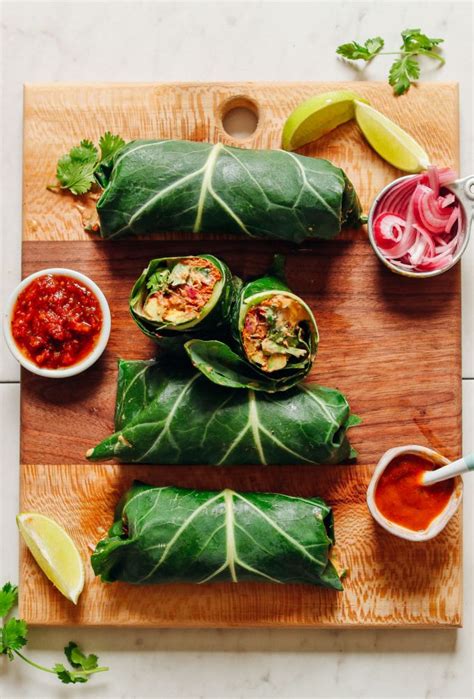 Vegan Collard Green Burritos | Minimalist Baker Recipes