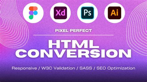 Convert Figma To Html Psd To Html Xd To Html Css Responsive Bootstrap