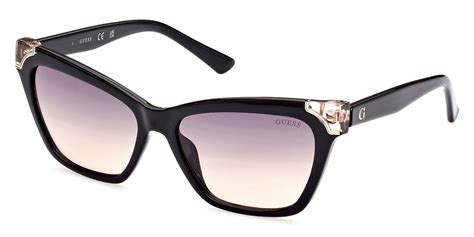 Guess Gu B Shiny Black Sunglasses