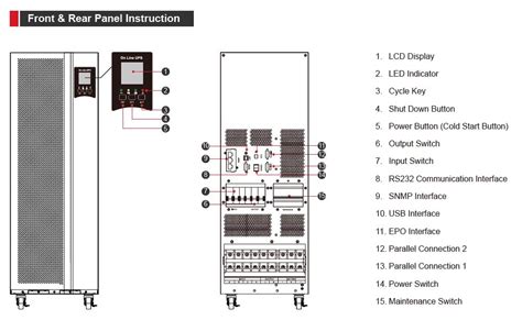 EH9315 Three Phase Series 20 40KVA Hybrid Solar Inverter ESS