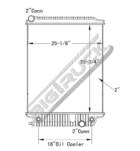 Big Truck Cooling Buy Now Freightliner Radiator P