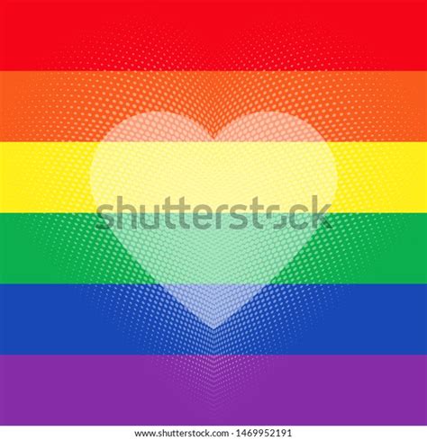 Lgbt Heart Vector Format Rainbow Heart Stock Vector Royalty Free