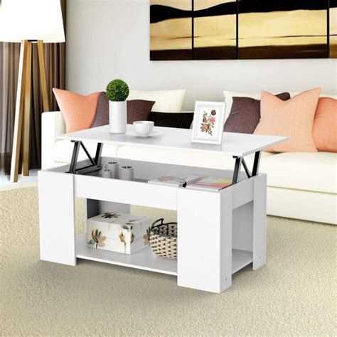 Yaheetech Lift Top Coffee Table W Hidden Storage Compartment And