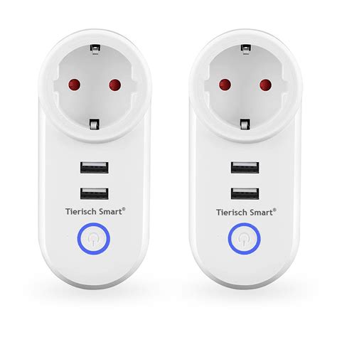 Smart Life Steckdose Mit Usb Er Pack Alexa Google F Hig