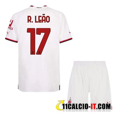 Store Maglie Calcio AC Milan R LE脙O 17 Bambino Seconda 2022 2023