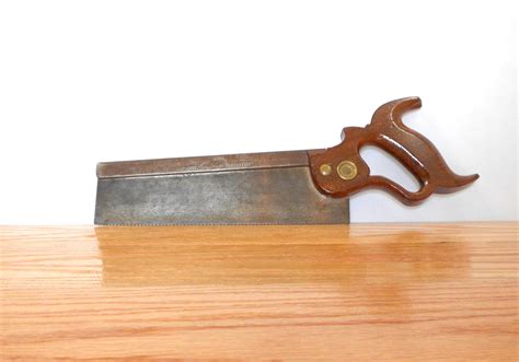 Vintage Disston Back Saw Henry Disston & Sons dovetail saw