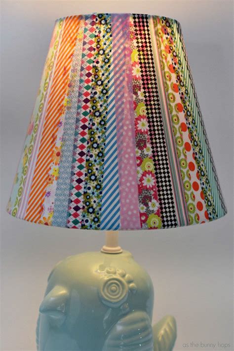 Washi Tape Lampshade As The Bunny Hops® Washi Tape Decor Washi