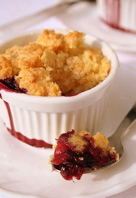 Cobbler P Ches Myrtilles Fruit Croustillant