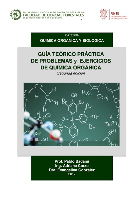 Serie Didactica Guia De Problemas Y Ejercicios De Quimica Organica 2017 Corregida Eva 1