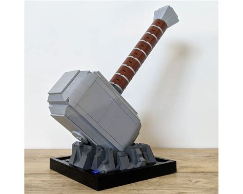 Lego Thor Hammer - lego creations for kids easy birthday parties