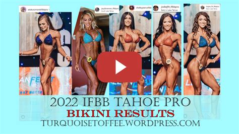 2022 IFBB Tahoe Pro Bikini Results Turquoise Toffee