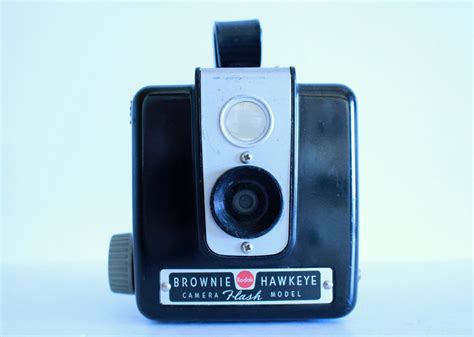 Vintage Kodak Brownie Hawkeye Flash Model Camera By Onedayhappened