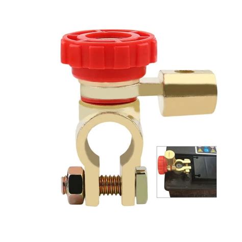 Car Battery Power Off Switch Battery Isolator Quick Cut Off Switch Disconnect Battery Terminal